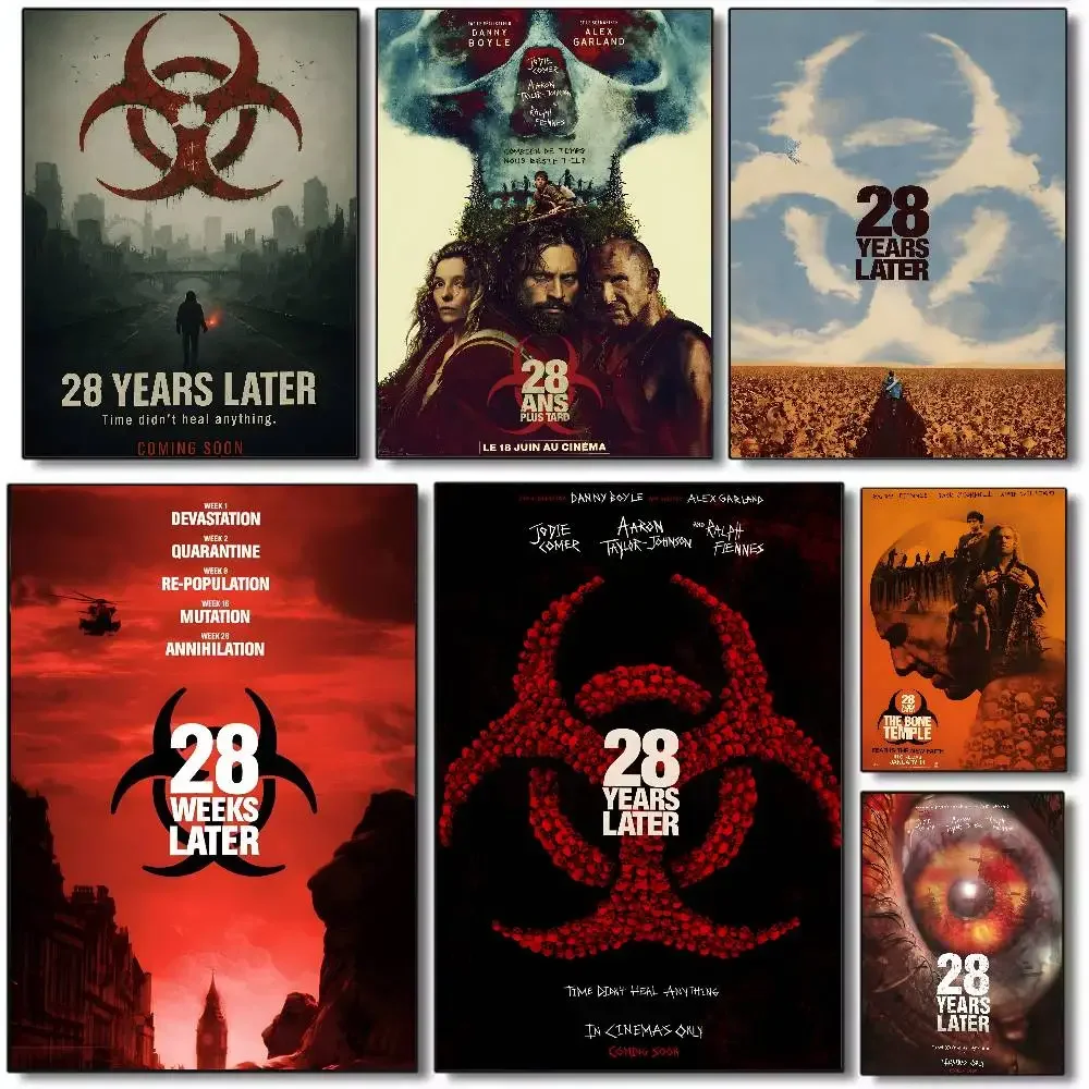 Movie Trror28 Days Later poster Art HD canvas advanced aesthetic Printing Paper Wall Art for Living Room Home Decor