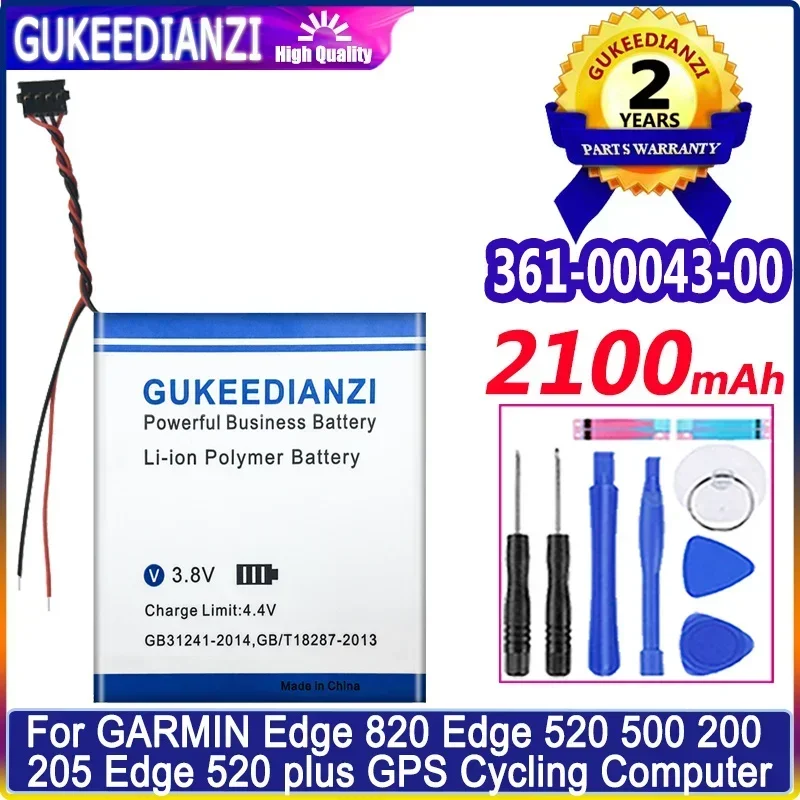 

Аккумулятор 2100 мАч для GARMIN Edge 820 520 200 205 Edge Explore 010-500-02 01626-361-01 00043-361-00 батареи для GPS