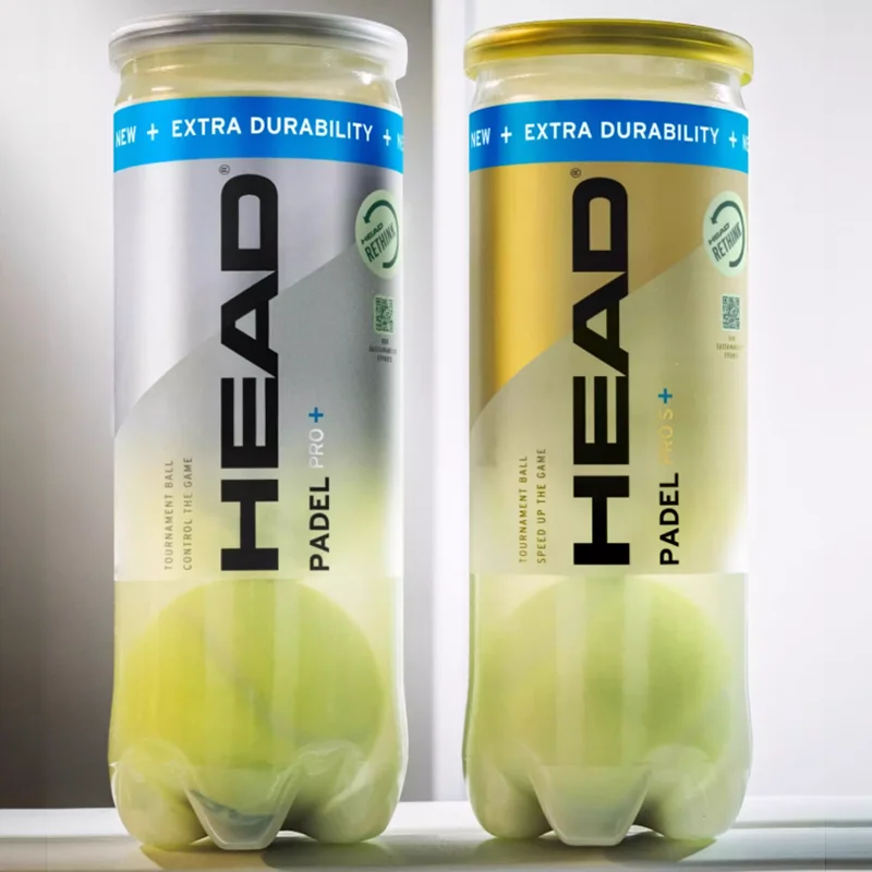 HEAD Controlled Padel BallsPaddle Paddle Tennis Tournament Training Ball 1 Can = 3 Balls