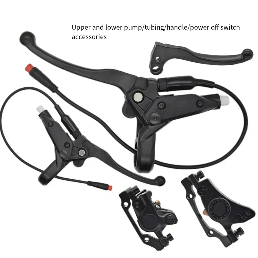 1pc Brake Lever Electronic Hydraulic Brake Lever Aluminum Alloy Brake Handle 2pin Waterproof Plug For XOD Bicycle Brake Lever