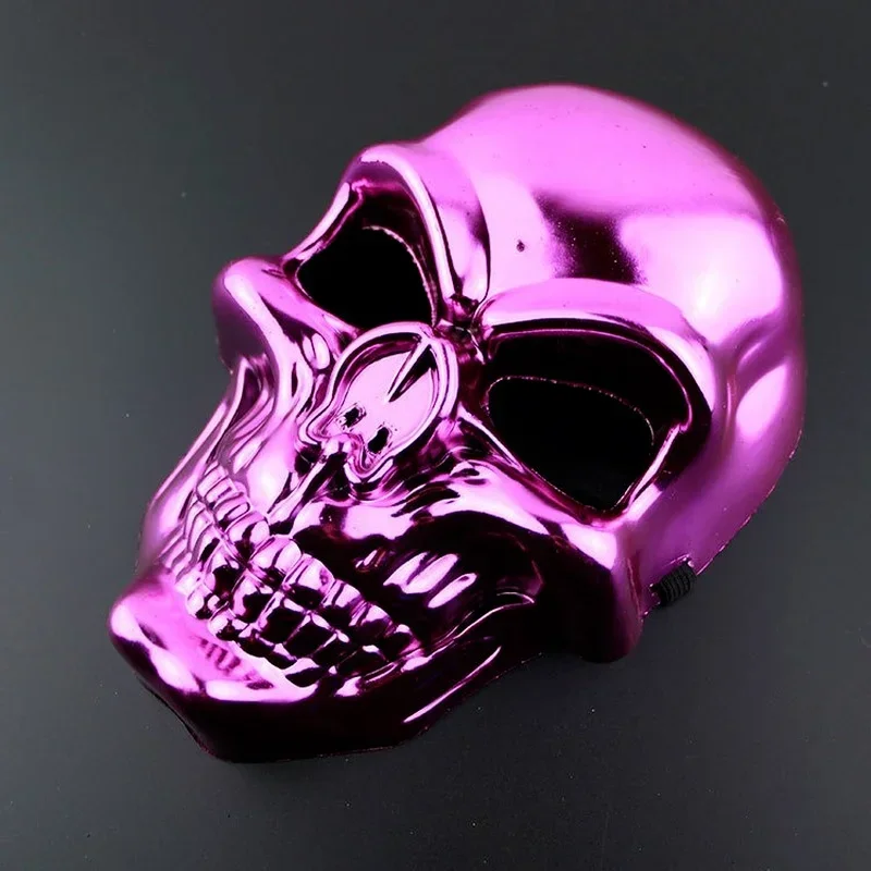 銀色のスカルマスク ハロウィン スカルヘッド コスプレマスク 反テロスケルトンマスク ゴールドスカルマスク カラースカルマスク 子供のおもちゃ