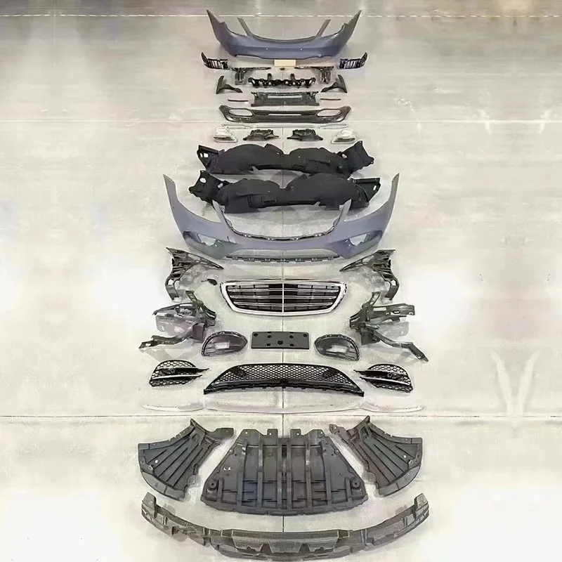 

2018 - 2020 W222 S - Class Upgrade to S450 Facelift - Body Kit, Front & Rear Bumpers, Grille Included