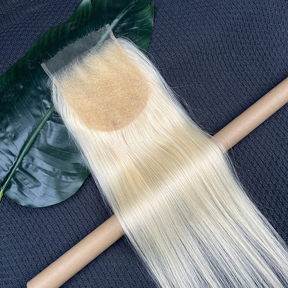 

# Накладной парик 6x6 HD Lace Closure из натуральных человеческих волос, цвет 613, блонд, прямые, с предварительно выщипанными и осветленными узлами, невидимое кружево, имитирующее кожу, для женщин.