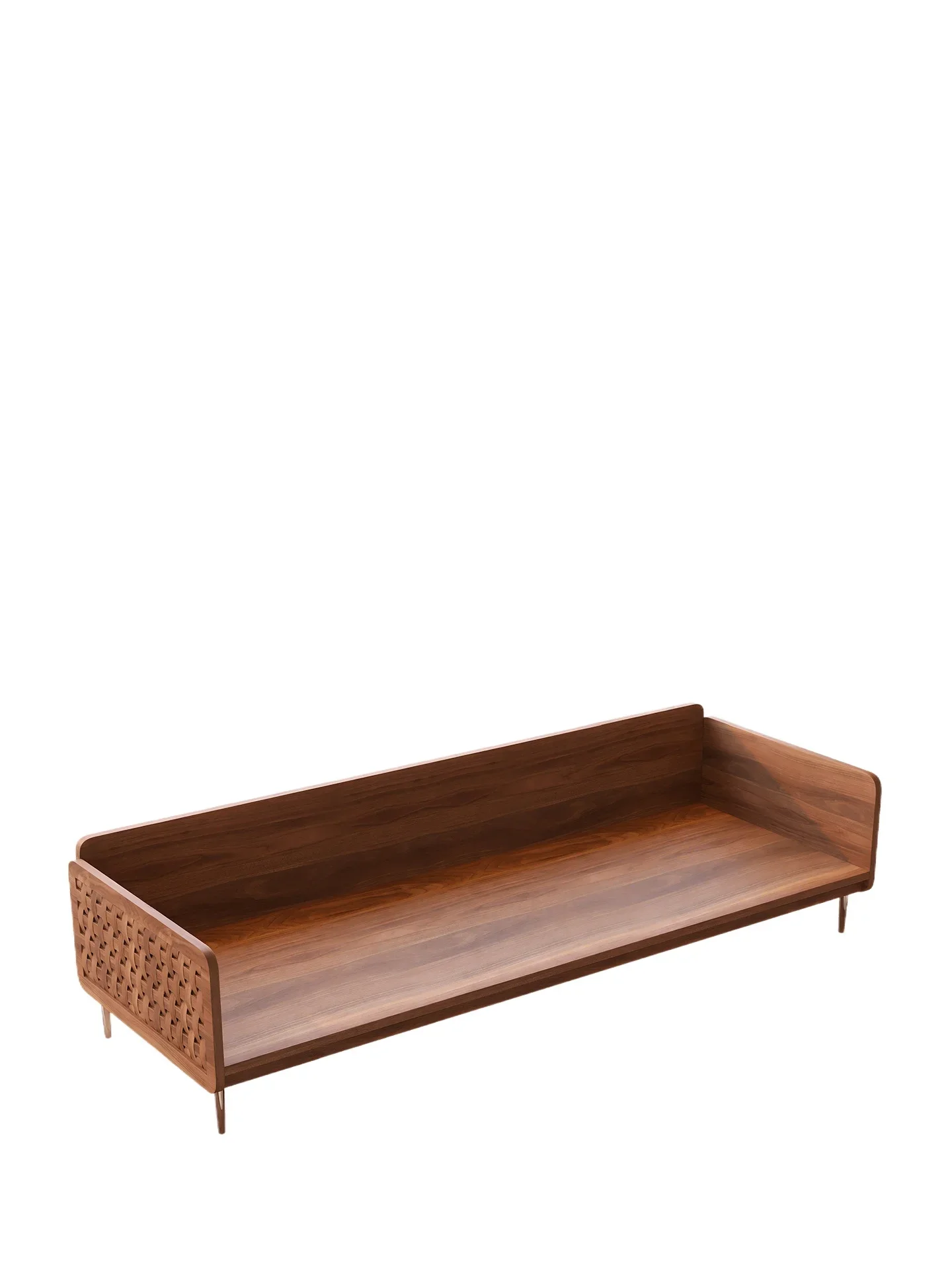 

Retro chenille fabric sofa removable and washable modern living room small apartment solid wood rattan sofa