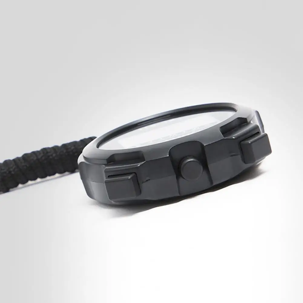 Digital Stopwatch Waterproof Compact Size Simple Operation No Clock No Date Silent Stopwatch Timer Chronograph Devices
