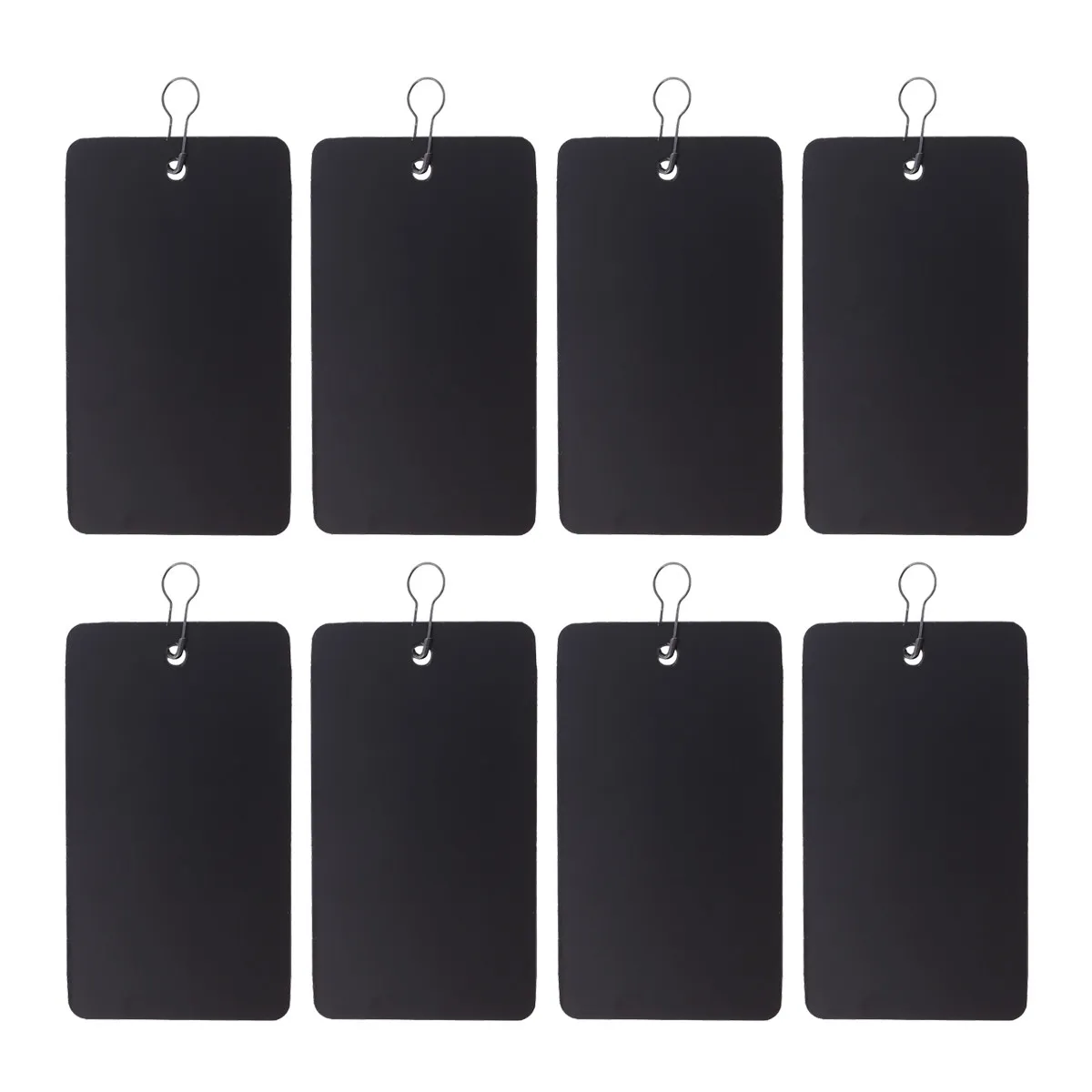 

400Pcs Clear PVC Waterproof Id Holder Set with Lanyard Holes Plastic Hanging Tags for Conference Exhibition Office Worker
