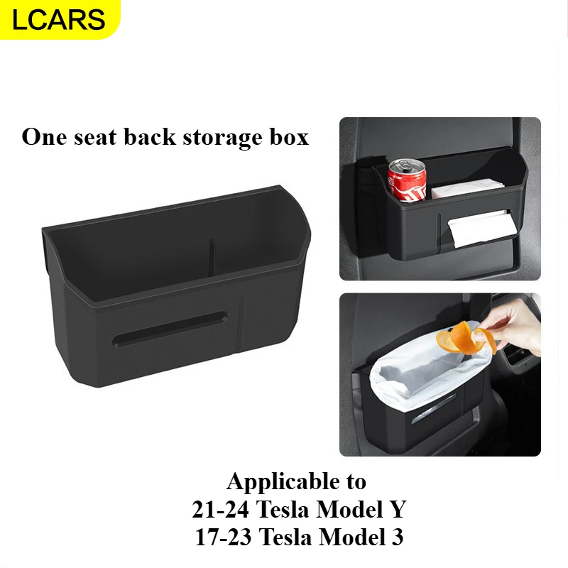 

LCARS-One seat back storage box for Tesla Model Y/3 Increase the storage space in the car, do not take up space, easy to install