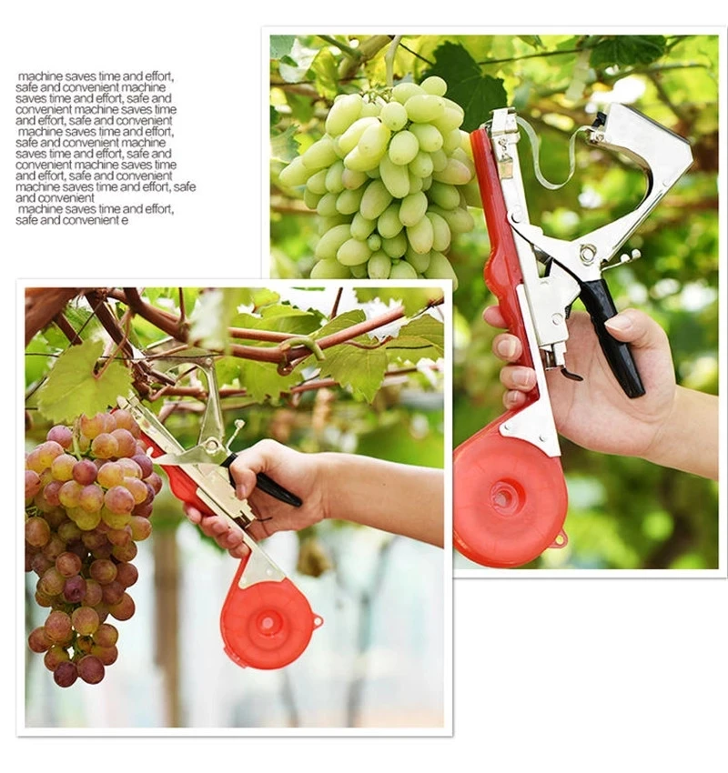 New Potable Plant Hand Tying Tape tool Tapener Machine Garden Stem Branch Binding Tools Tape tool Tapener or tapes or nail 1pc