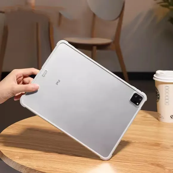 Capa translúcida para Samsung Galaxy S10 + S10 Plus 12,4 polegadas S9FE + S8 S7 A9 Plus Capa à prova de choque