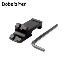 45 Degree Angle Offset Side Adapter RTS 20mm Rail Tactical Flashlight Laser Scope Mount Hunting Rifle