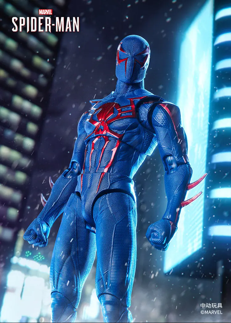 zd-toys-marvel-game-spider-man-2099-authentic-action-figure-7-inch-articulated-joints-collectible-model-display-decor-boys-gift