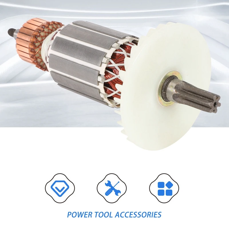 ¡Promoción! Recambio de anclaje de Rotor de 220V, martillo rotativo de vástago estriado para Hitachi 360591E DH40MRY DH40M DH40MR DH40SR DH40FR