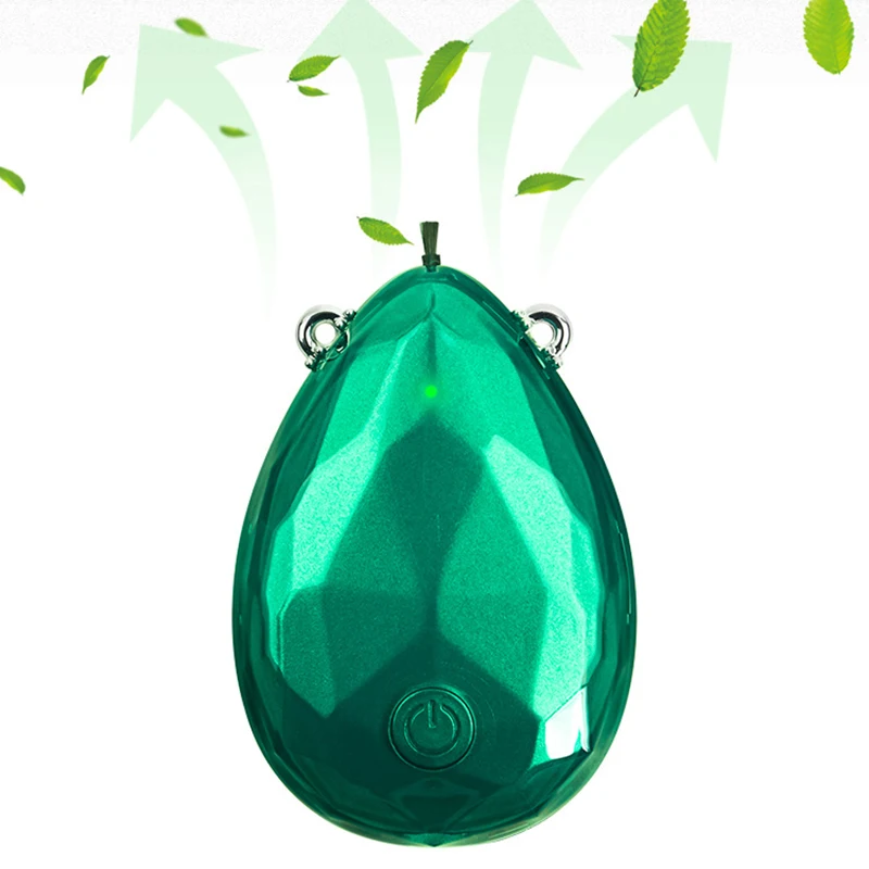 Purificateur d'air portable pour adultes et enfants, mini collier personnel, désodorisant, ioniseur, ions négatifs, faible bruit