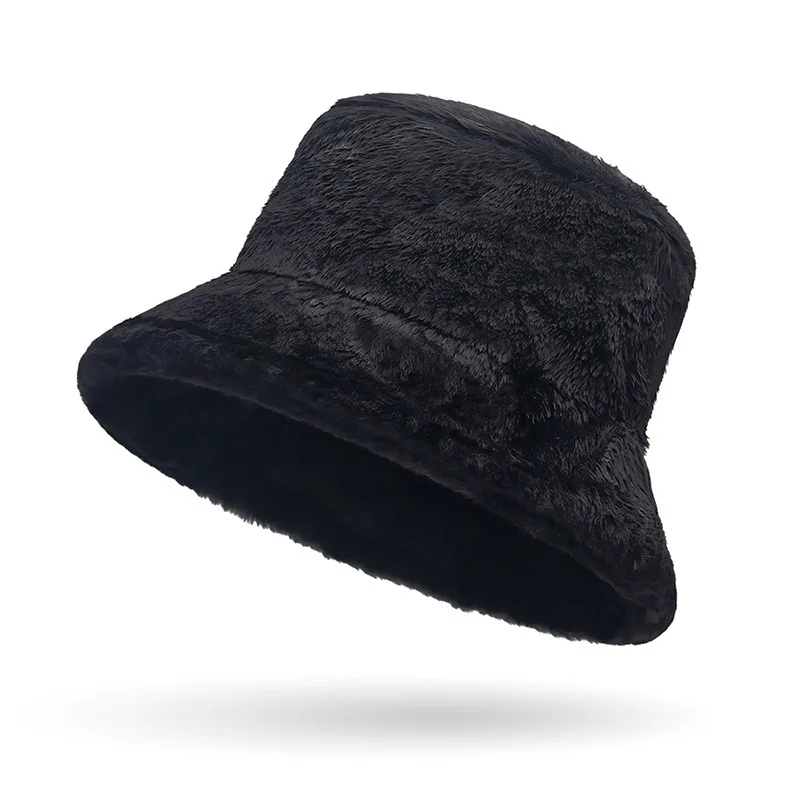 Acogedores sombreros de pescador de piel sintética: gorras de pescador suaves, cálidas y elegantes con correa ajustable para la barbilla, perfectas para exteriores de otoño e invierno