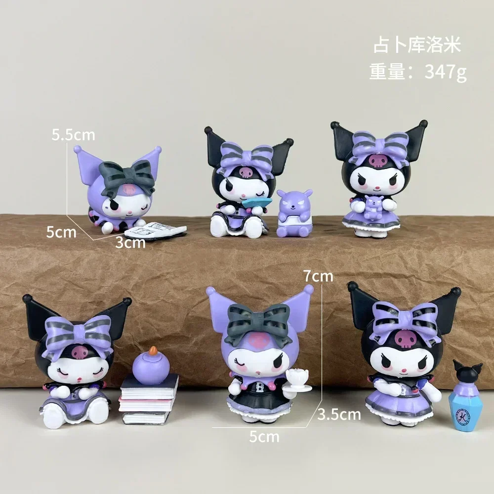 33styles Sanrio Anime Figure Doll 3-4cm Kawaii Kuromi Melody Model Accessories Children\'s Toys Gift Action Figures Hobbies Gifts