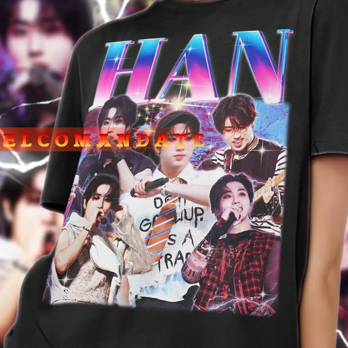 Bootleg HAN Shirt Han Vintage Shirt Han Retro 90s Tshirt Han Bootleg Tee Han Sweater Han Straykids Go Live Album Tee Bang Chan S