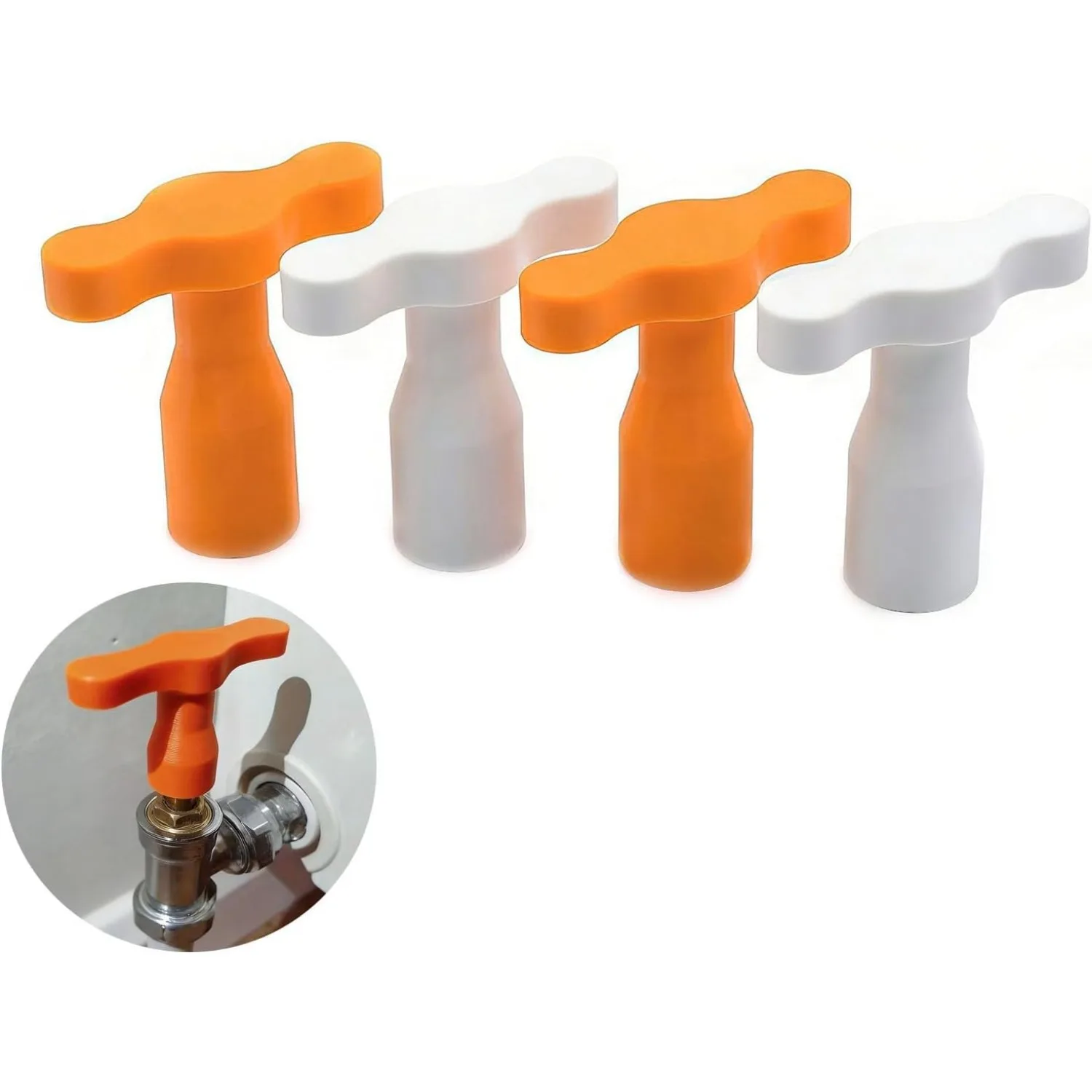 

4 Pcs 3D Printed Radiator Key, Plumbing Bleeding Key for Radiator Air Valves, Ideal for Home Maintenance & Repairs
