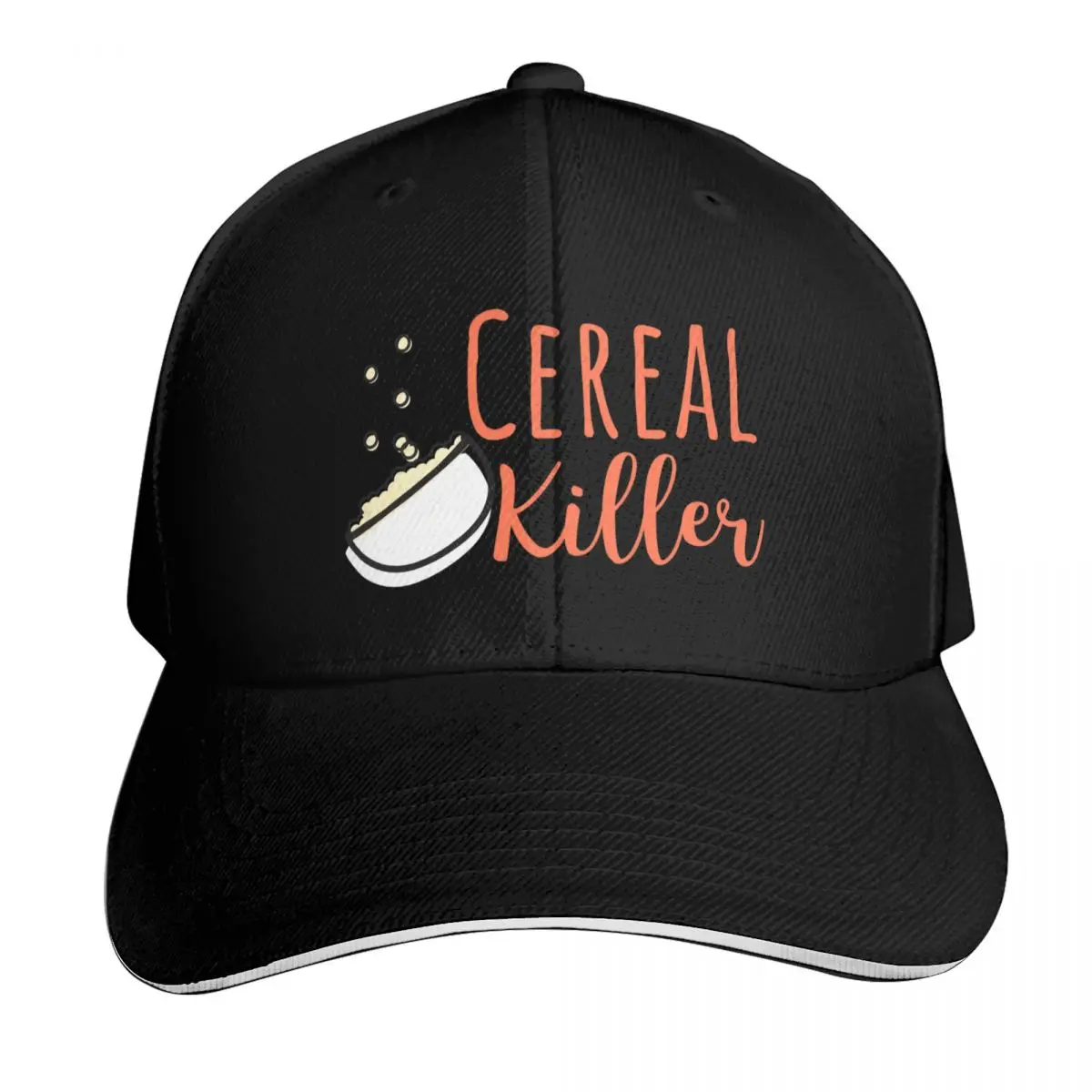 Cereal Killer Baseball Cap Adjustable Buckle Closure Moisture Wicking Quick Dry Curved Brim Classic Fit