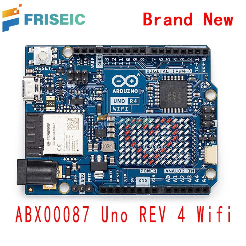 ABX00087 ARDUINO Uno REV 4 Wifi R4  RENESAS RA4M1 Development Board Kit New