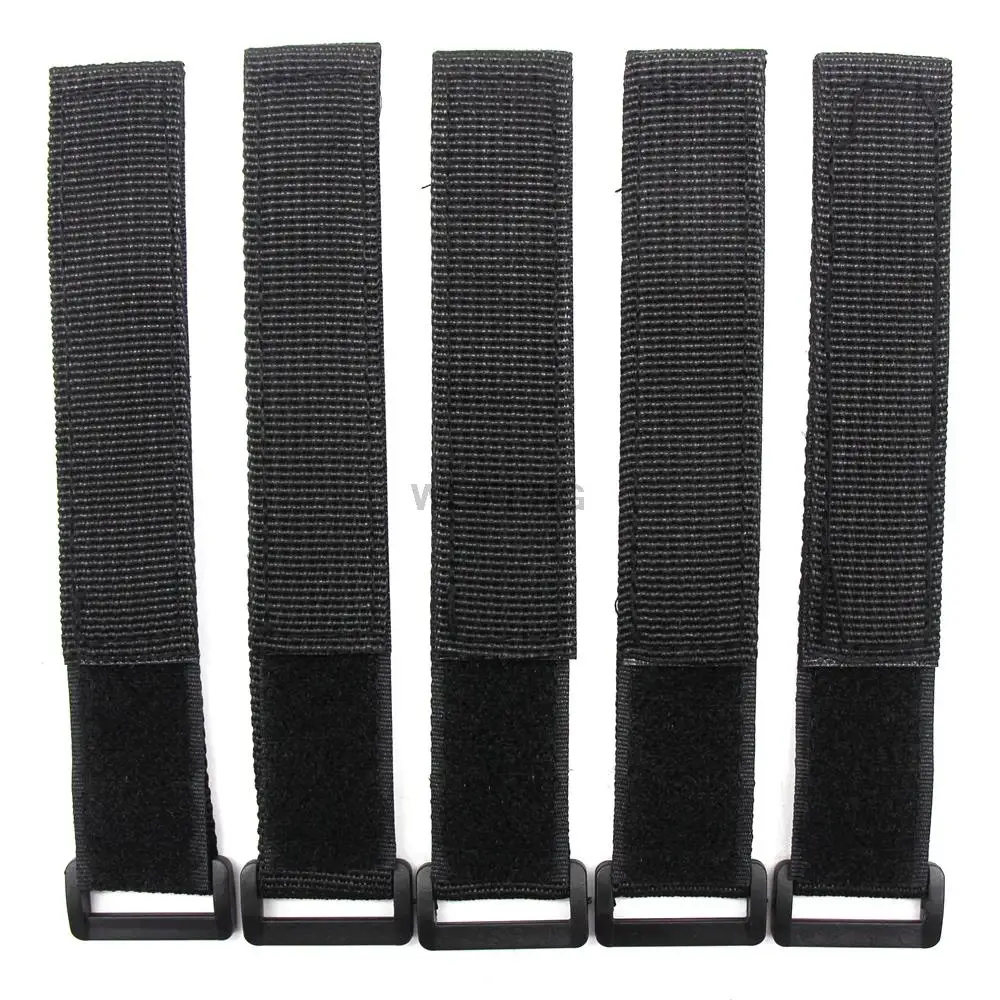 25mm Nylon Reverse Buckle Strap Cable Ties Wrist Fastener Tape Self Adhesive Loop Strap Sticky Tactical Vest Molle Strip Patches