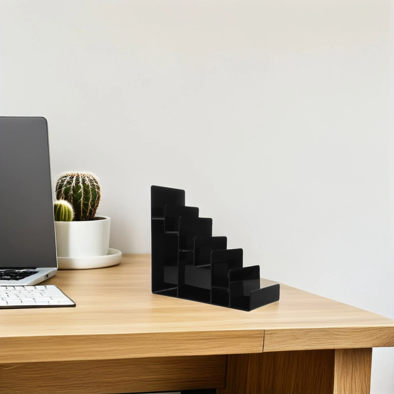 

6-Tier Acrylic Display Stand Holder For Handbags Wallets Sunglasses Jewelry Bag Display Shelf Purse Storage Organizer Rack Clear