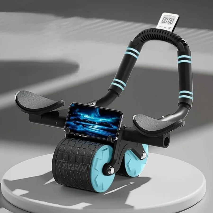 

Тренажер для пресса с таймером и подушкой для коленей, для домашних тренировок, с опорой для локтей, черный, для женщин и мужчин