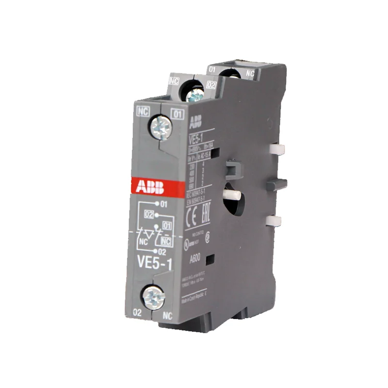 contator abb ac mecanico com peca de intertravamento drive vm300 01