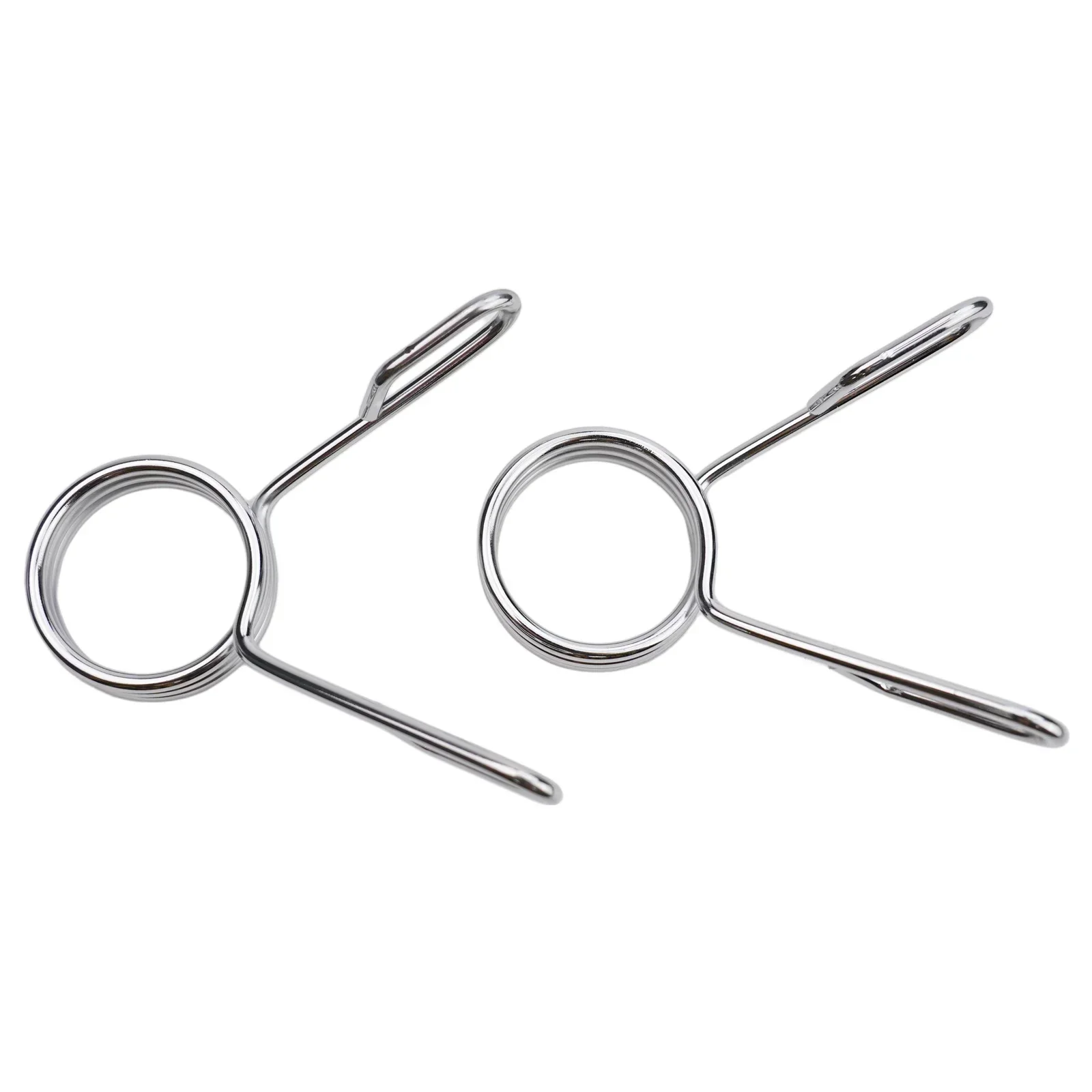 

2pcs Brand New Spring Collars Barbell Accessories 50mm Barbell Barbell Spring Collars Dumbbell Gym Accessories