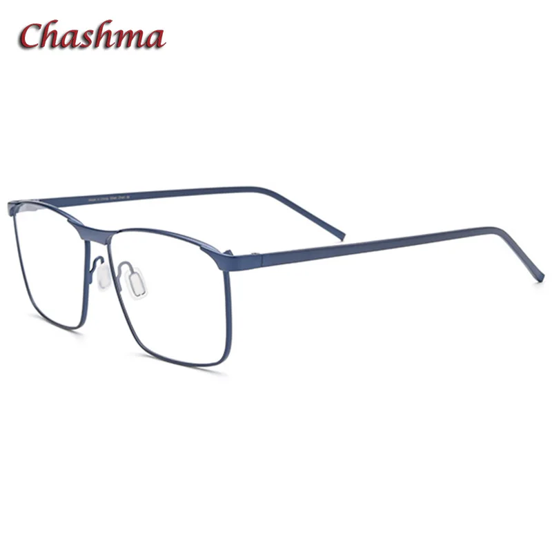 Chashma 57 mm Wide Optical Glasses Men Optics Frame Top Quality Pure Titanium Eyeglass for Prescription Lenses 10 G Ultra Light