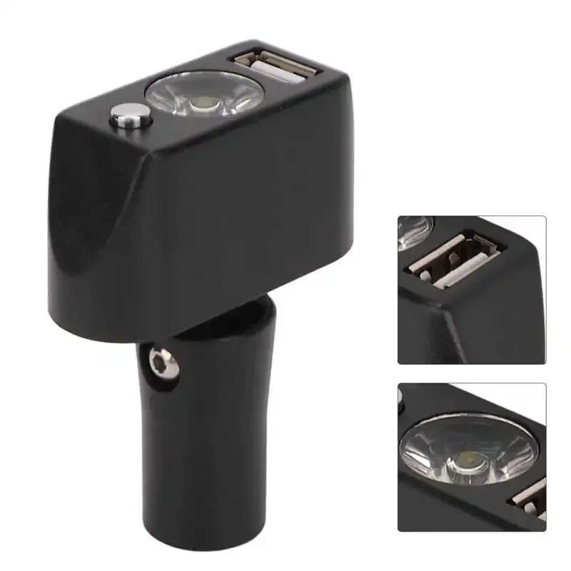 Adjustable Angle Electric Wheelchair Light 3 Pin XLR Head USB Charging LED Powers Wheelchair Lighting Controllers Portable Tools