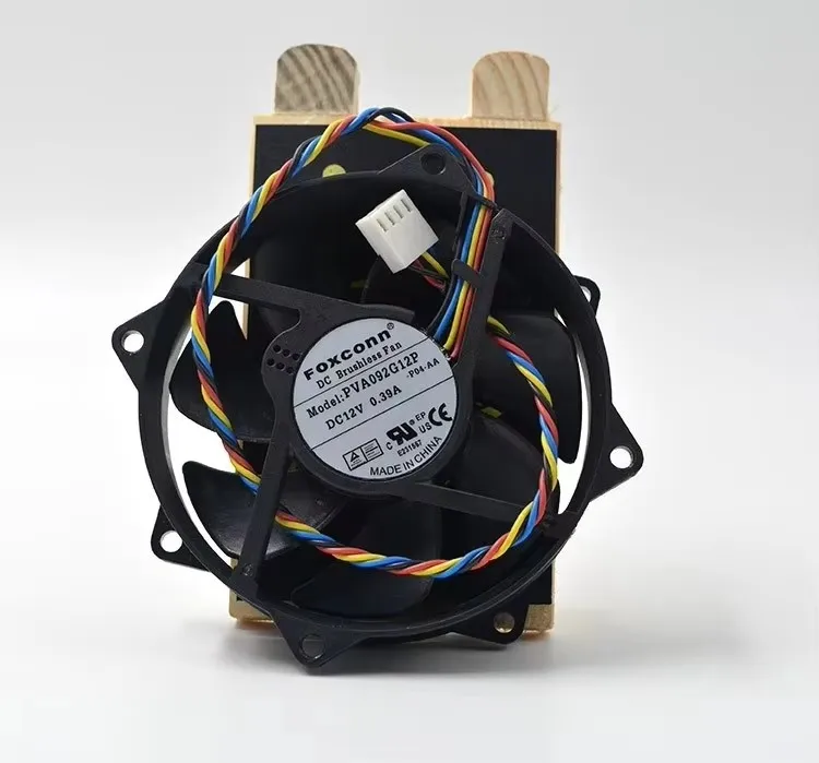 

New 9CM 9025 4-wire PWM temperature controlled circular CPU chassis cooling fan PVA092G12P 12V 0.39A