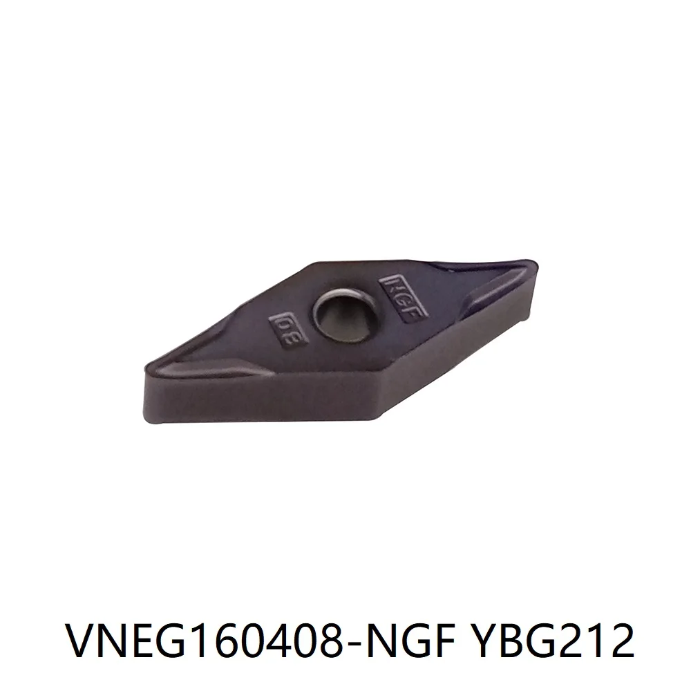 

ZCC VNEG160408-NGF YBG212 Turning inserts For processing steel 10pcs/box VNEG 160408 NGF