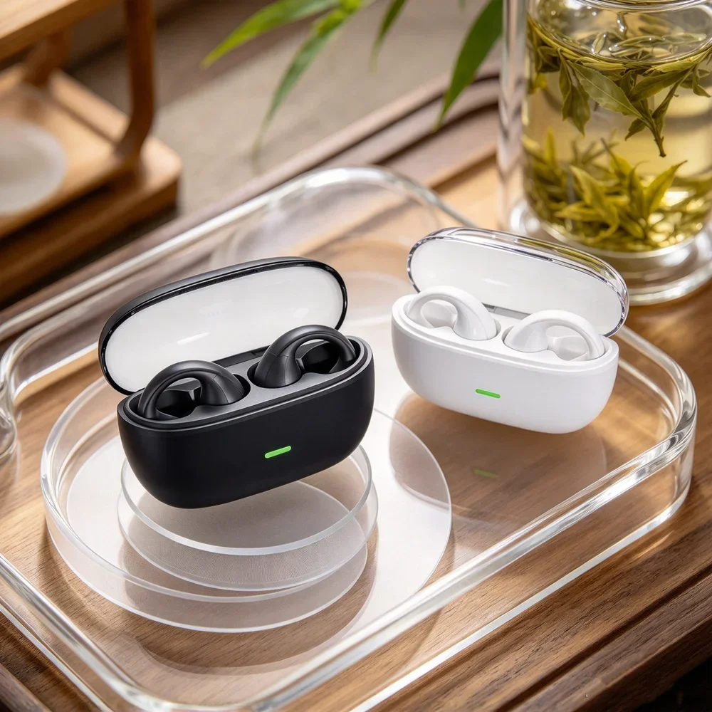 TWS Bluetooth Earphones Wireless Headphones Bring Delicate Sound Reproduction Soft Ear Contact Quick Pairing for Podcasts