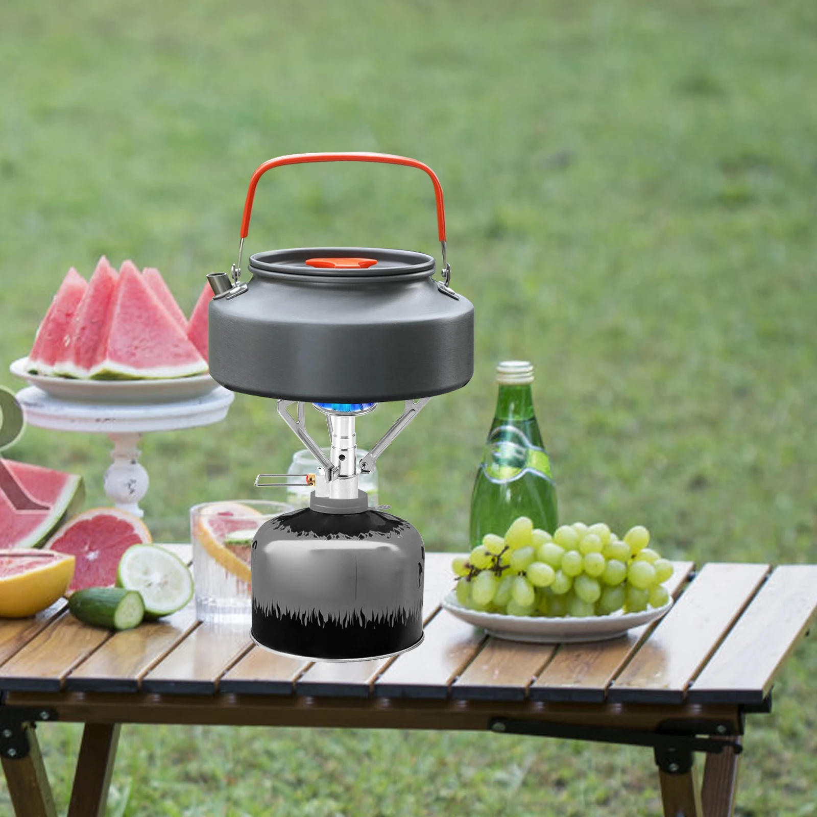 

Portable Camping Gas Stove High Power Folding Cooker Outdoor Picnic
