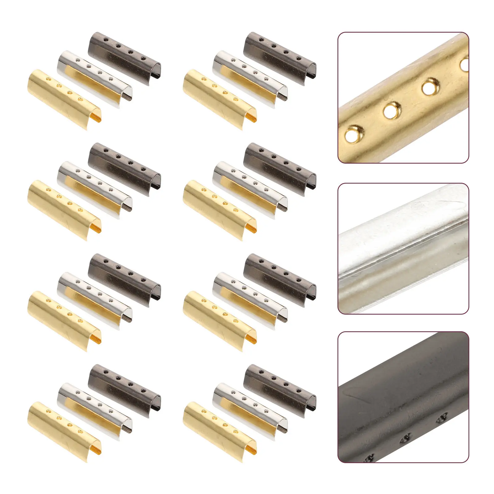 

150pcs Metal Shoelace Tips Replacement Shoe Lace Ends Repair Caps Durable Shoelace Supplies Hat Rope Ends Health Care Tool