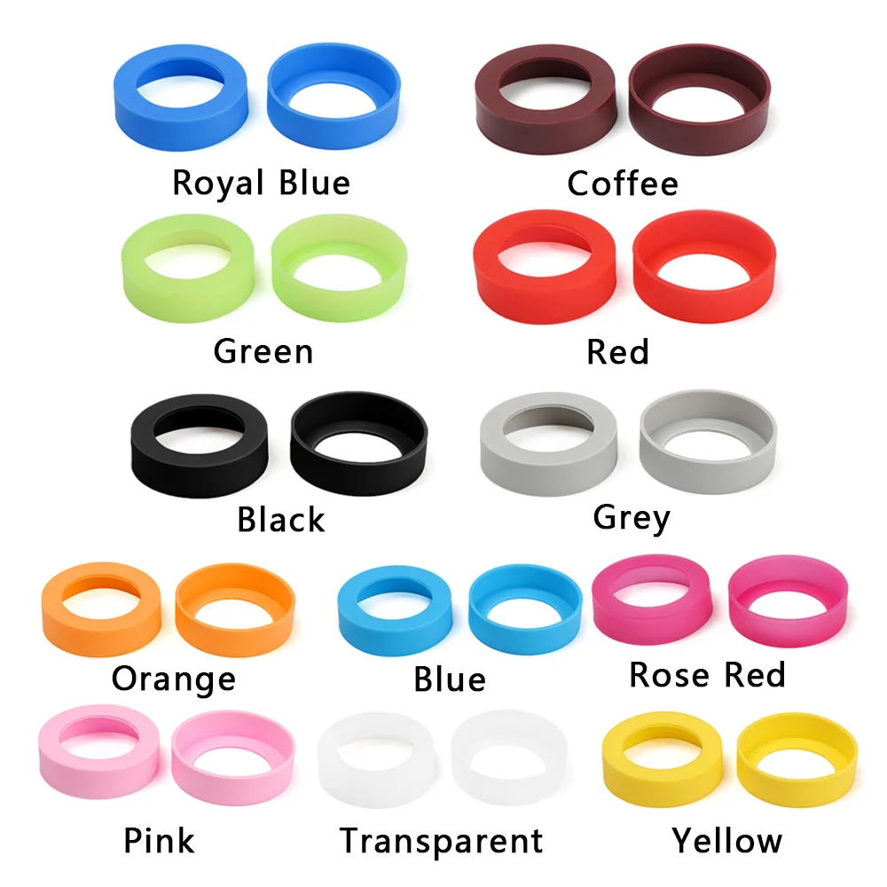 حاملات أكواب ترمس سيليكون مقاومة للانزلاق، حصائر طاولة دائرية عازلة للحرارة، حصيرة مضادة للسقوط لأكواب الماء، أداة مطبخ - 5