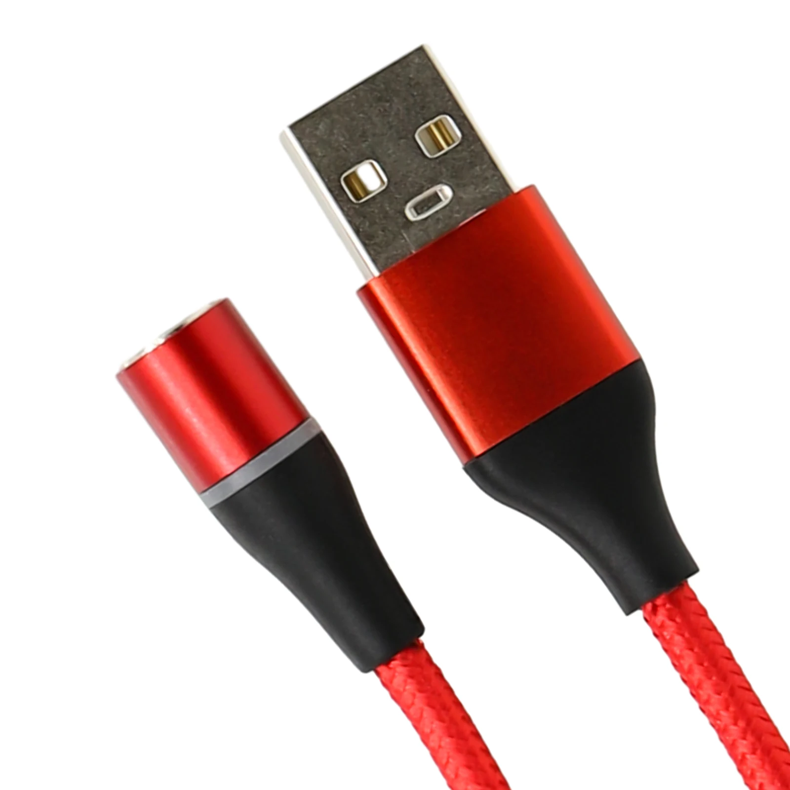 1.5m 5A Super Fast Charging Magnetic Data Cable 360 Degree Rotate Micro USB Type C Cord Phone Charger Wire Magnet Cable