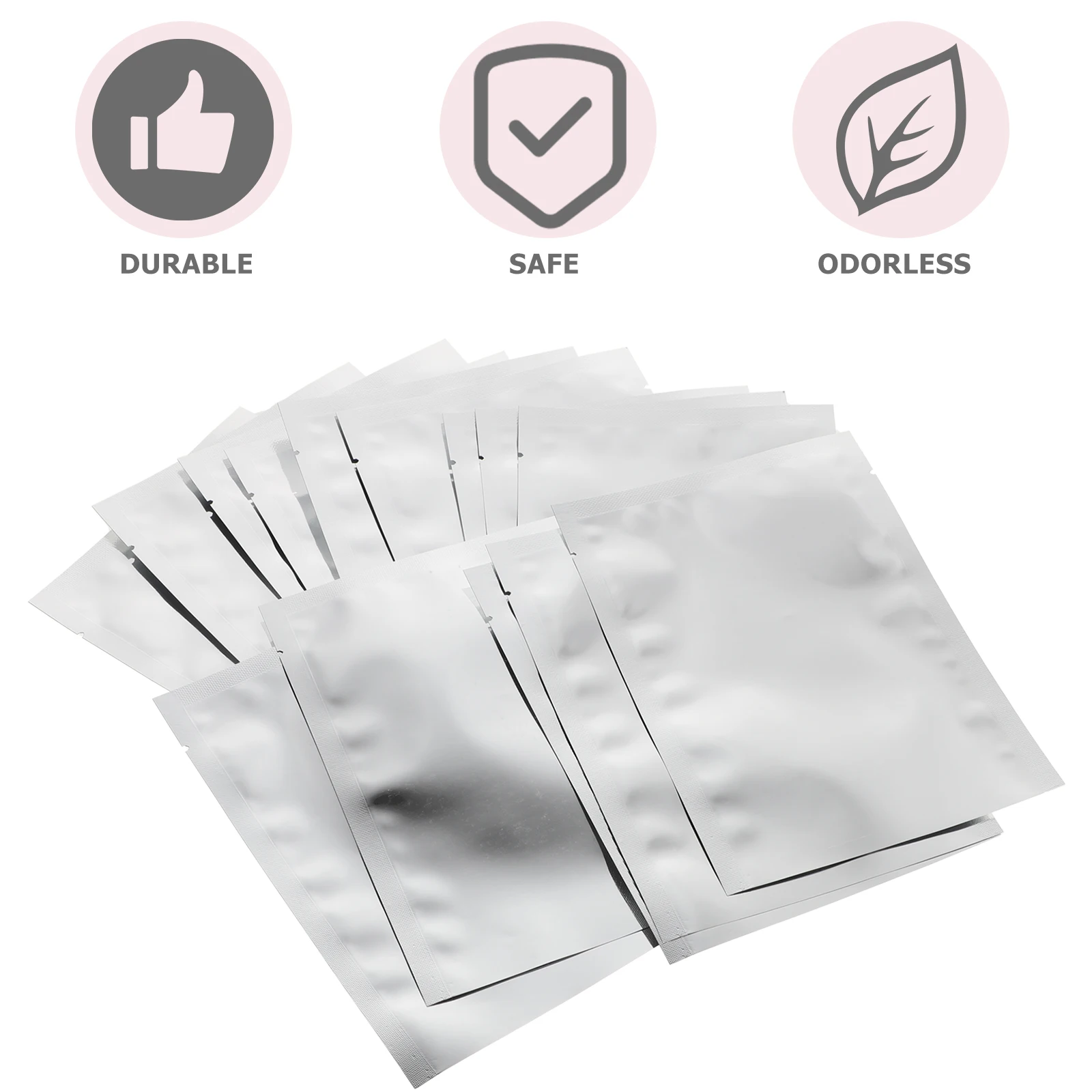 

100 Pcs Vacuum Food Bag Practical Bags Aluminum Foil Packing for Small Business Storage