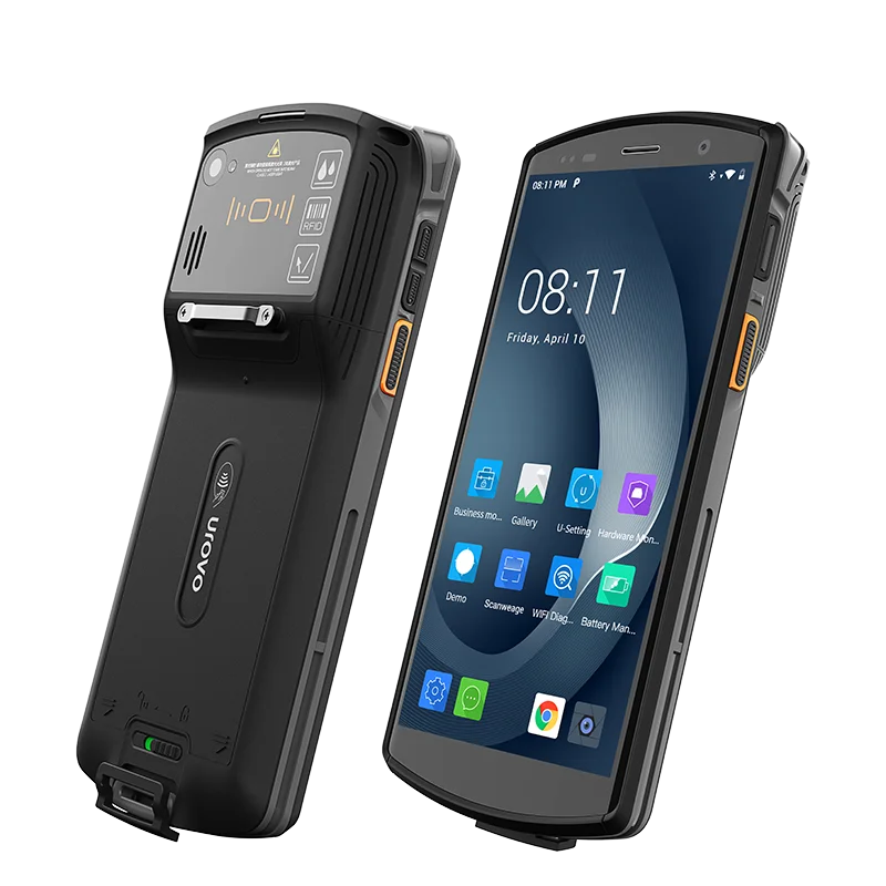 Android 9 Rugged Enterprise Mobile Computer IP67 Waterproof Portable RFID Reader WiFi/BT5.0 Handheld GPS GLONASS/Gallileo 1D/2D