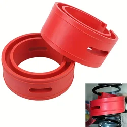 2 pieces of red automotive shock absorber rubber spring bumper, electric vehicle buffer rubber A/B/C/D/E/F, automotive suspensio