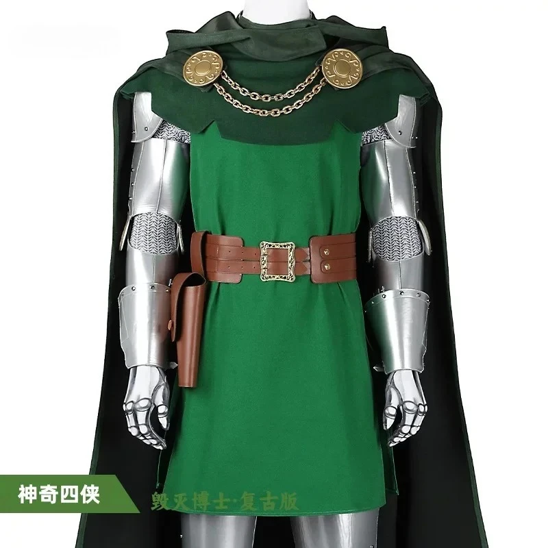 Фантастический костюм для косплея Four Doctor Doom Victor Von Doom, полный комплект, наряд для ролевых игр на Хэллоуин, мужской костюм HERO Cos