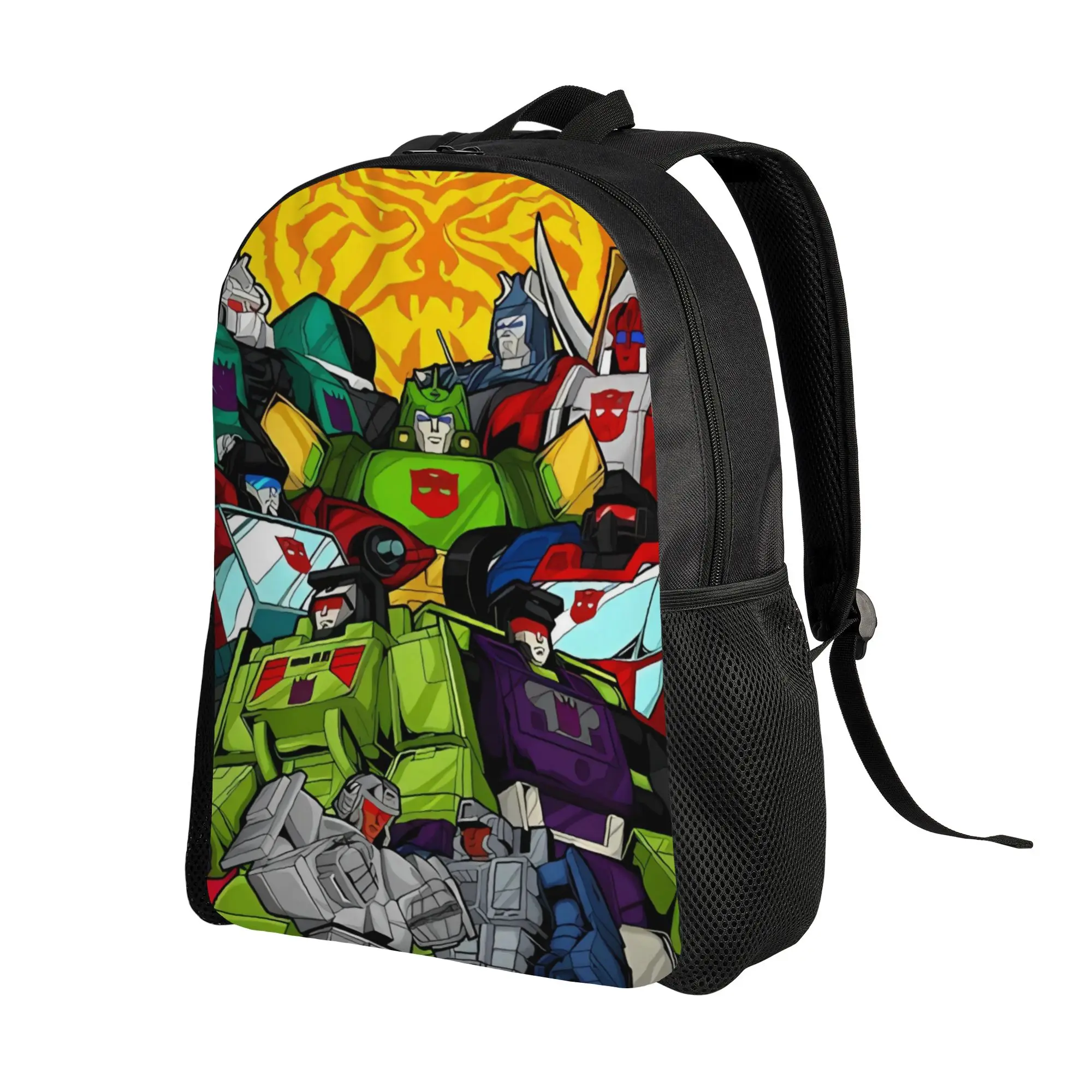 Transformered Cartoon Backpack 3d Printing Trekking Backpacks Women Cute School Bags Design Durable Rucksack