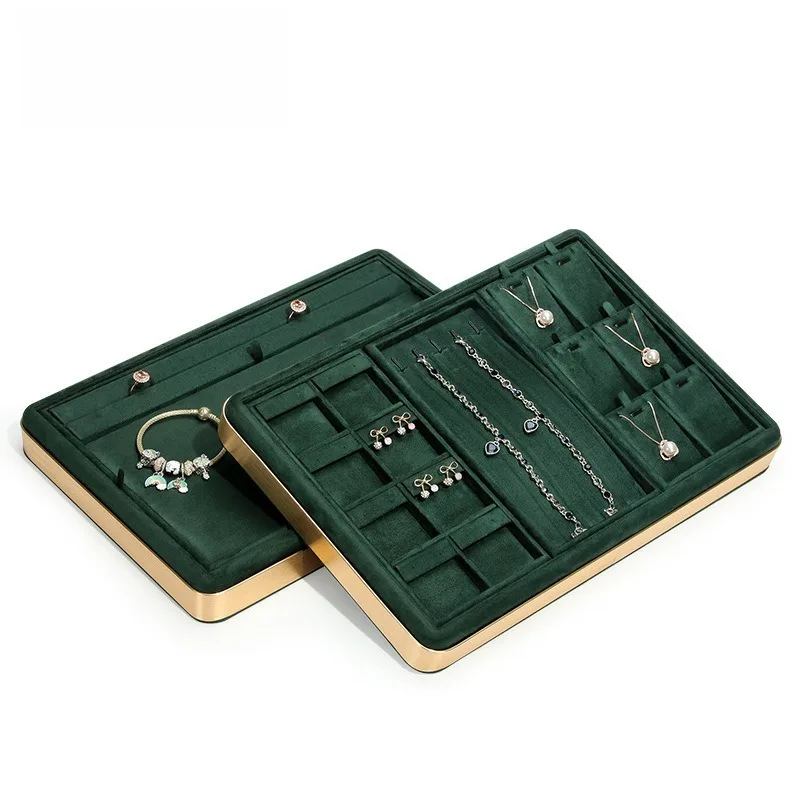 

Necklace Jewelry Storage Tray Jewelers Counter Showcase Pallet Jewellery Trinket Display Pallet Live Stream Organizer Tray