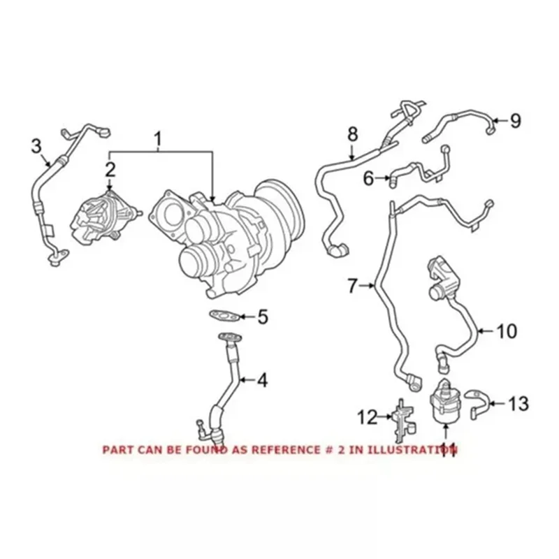 2X actuador de válvula de descarga de turbocompresor 11658680616 para BMW G12 750Li Xdrive 2016-2019