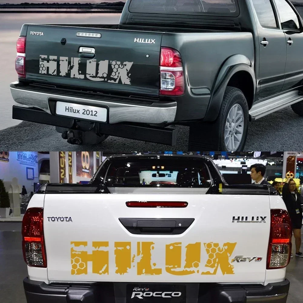 صندوق السيارة الخلفي ملصقات الديكور الرياضية ، فيلم الفينيل ، ضبط صائق ، السيارات ، اكسسوارات السيارات الخارجية لتويوتا هيلوكس