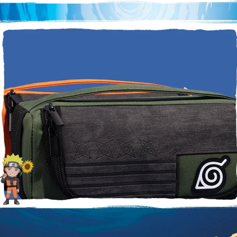 Naruto Kakashi Stationery Box Pencil Bag Large Capacity Students Pencil Cases Pen Bags Storage Box Kid Stationery Supplies Gift