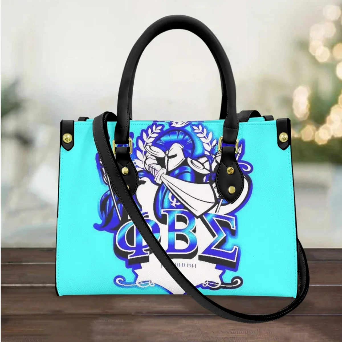 Sorority Gifts-Bolso largo con correa para el hombro para mujer, bolso de mano con asa superior, pequeño, de alta calidad, para fiesta, monedero, portátil de viaje