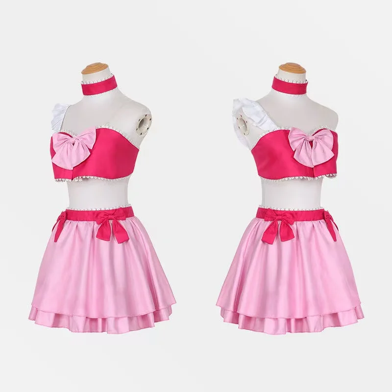 

Pretty Rhythm Aurora Dream First Generation Performance Cosplay Costume Aurora Haruna Cosplay Crop Top Outfit