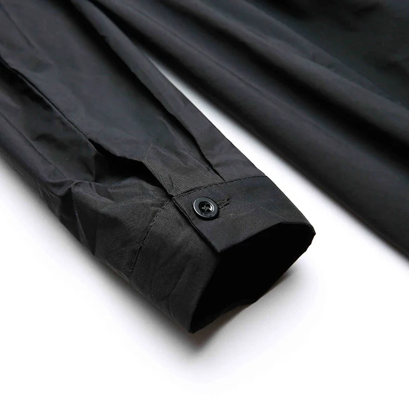 Eleganckie czarne koszule z długim rękawem Womens Spring Autumn Korean Version Long Tops Women Blouse Over Shirt Over Shirt Blusen Damen