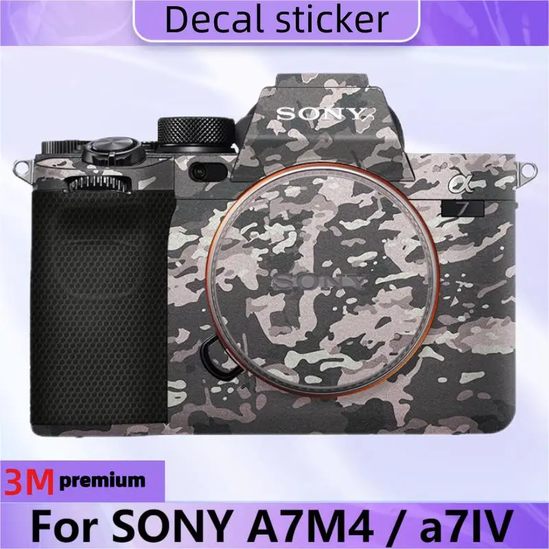 

For SONY A7M4 / a7IV Decal Skin Vinyl Wrap Film Camera Body Protective Sticker Anti-Scratch Protector Coat